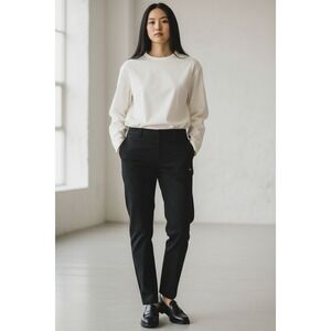 Harvé Benard Sport Wool Blend Navy Blue Dress Pants Womens Size 12 Career Office